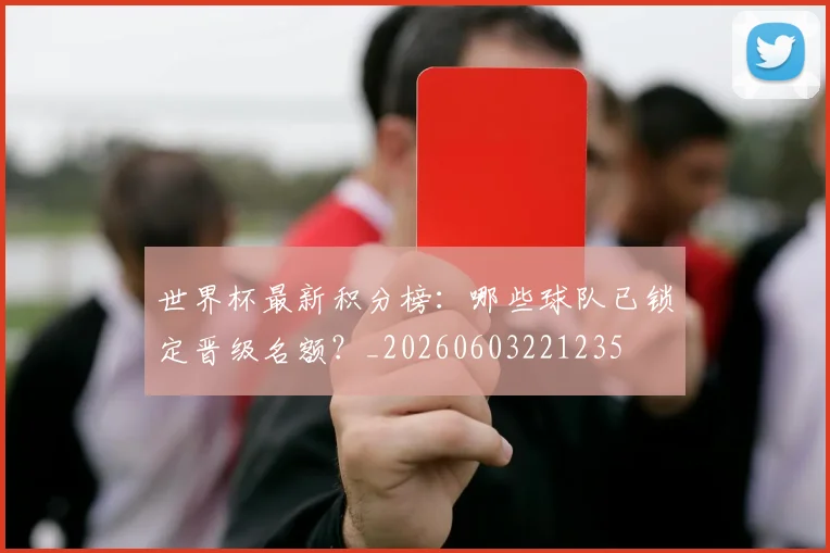世界杯最新积分榜：哪些球队已锁定晋级名额？_20260603221235
